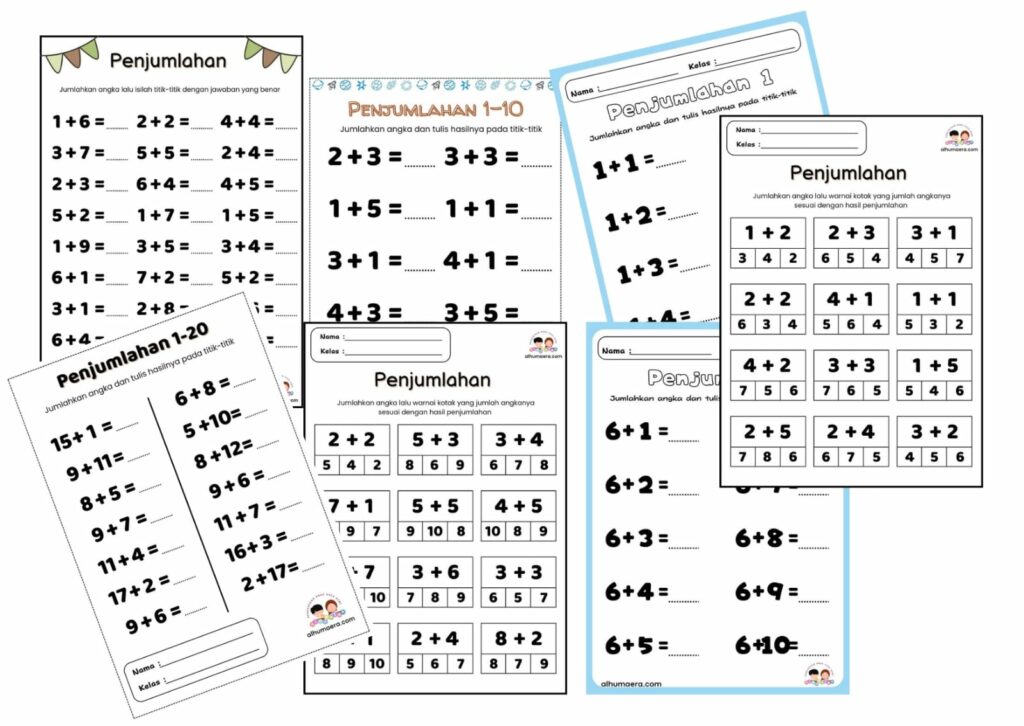 Lembar Kerja Penjumlahan
